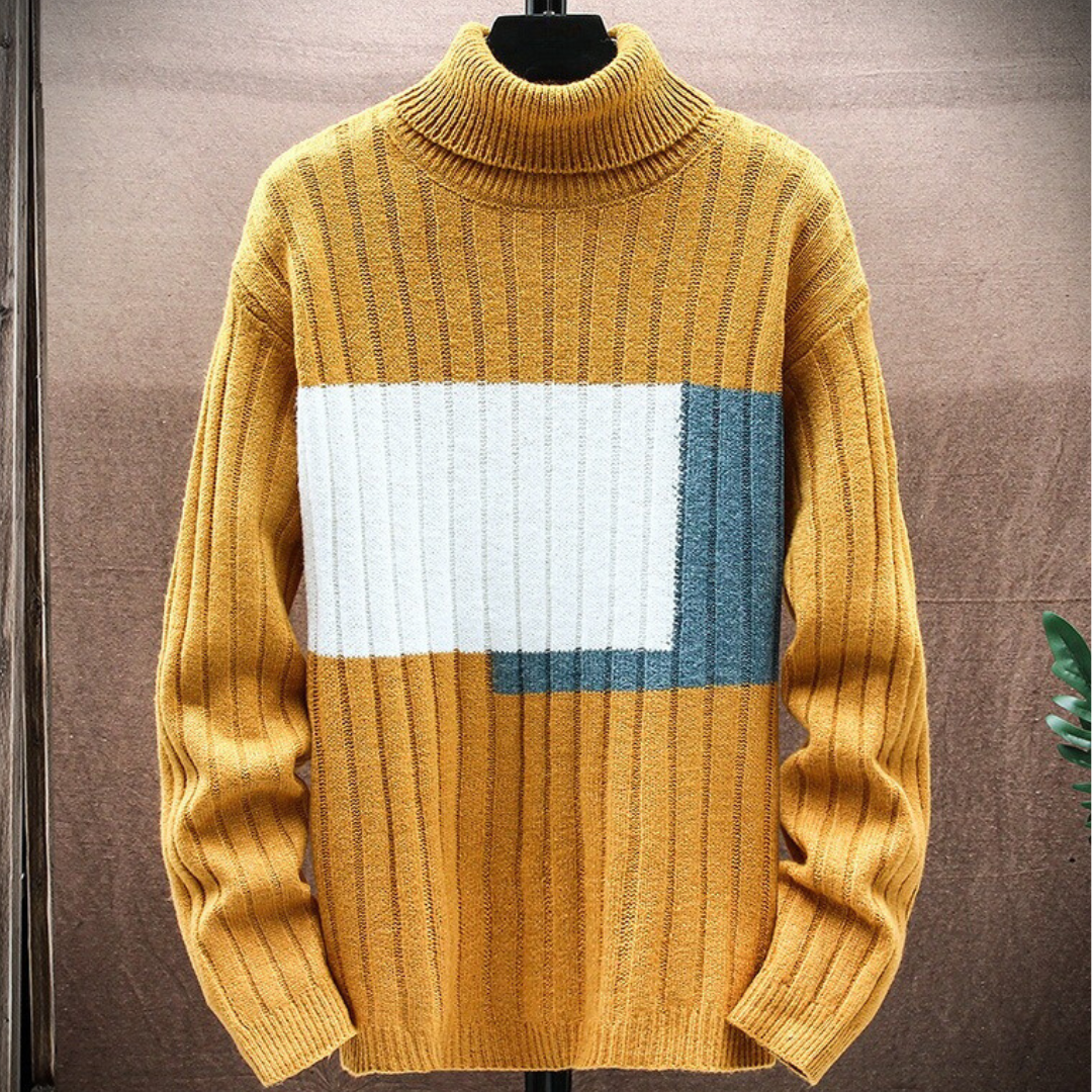 Warme Moderne Rollkragenpullover für Männer