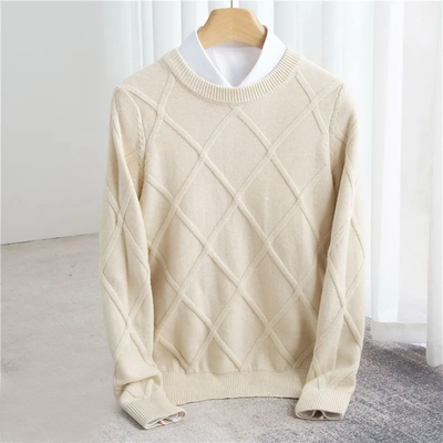 Klassische Langarm-Winterpullover für Herren