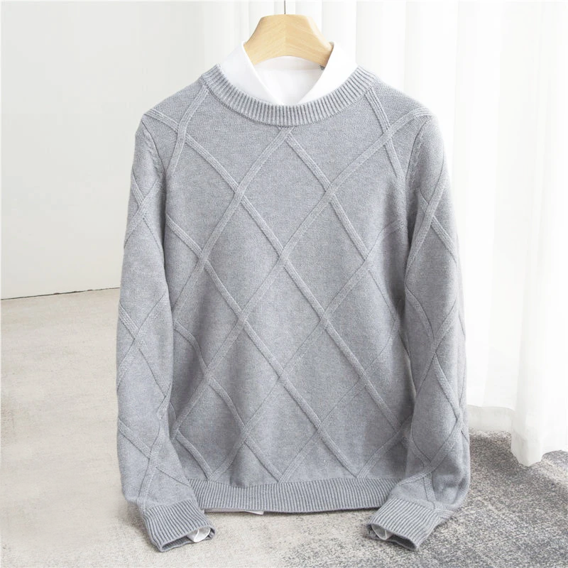Klassische Langarm-Winterpullover für Herren