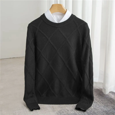 Klassische Langarm-Winterpullover für Herren