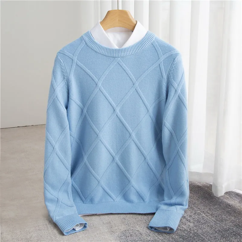 Klassische Langarm-Winterpullover für Herren