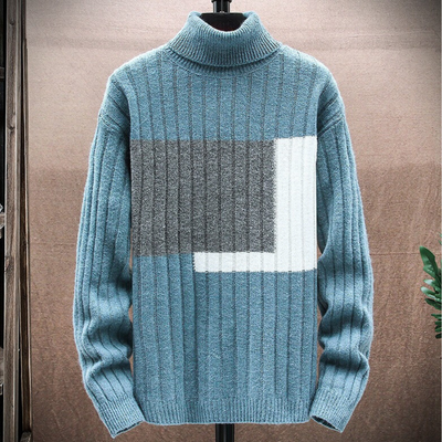 Warme Moderne Rollkragenpullover für Männer