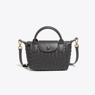 Geflochtene Mini-Tasche Damen – Kompakte Crossbody Bag mit Schulterriemen