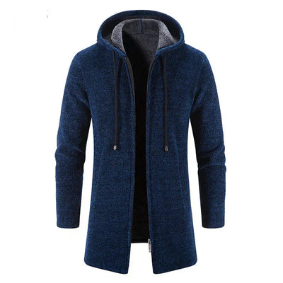 Gemütliche Herrenjacke mit Kapuze für Stil und Komfort