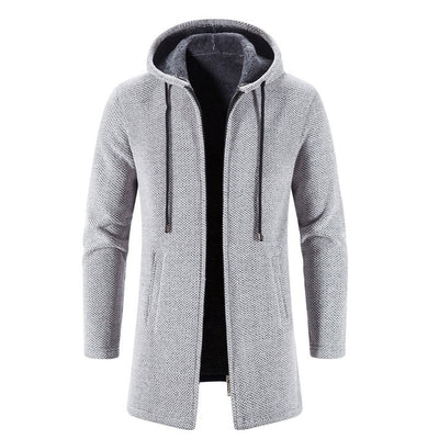 Gemütliche Herrenjacke mit Kapuze für Stil und Komfort