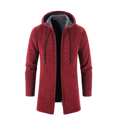 Gemütliche Herrenjacke mit Kapuze für Stil und Komfort