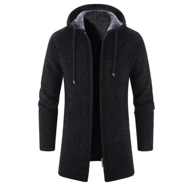 Gemütliche Herrenjacke mit Kapuze für Stil und Komfort