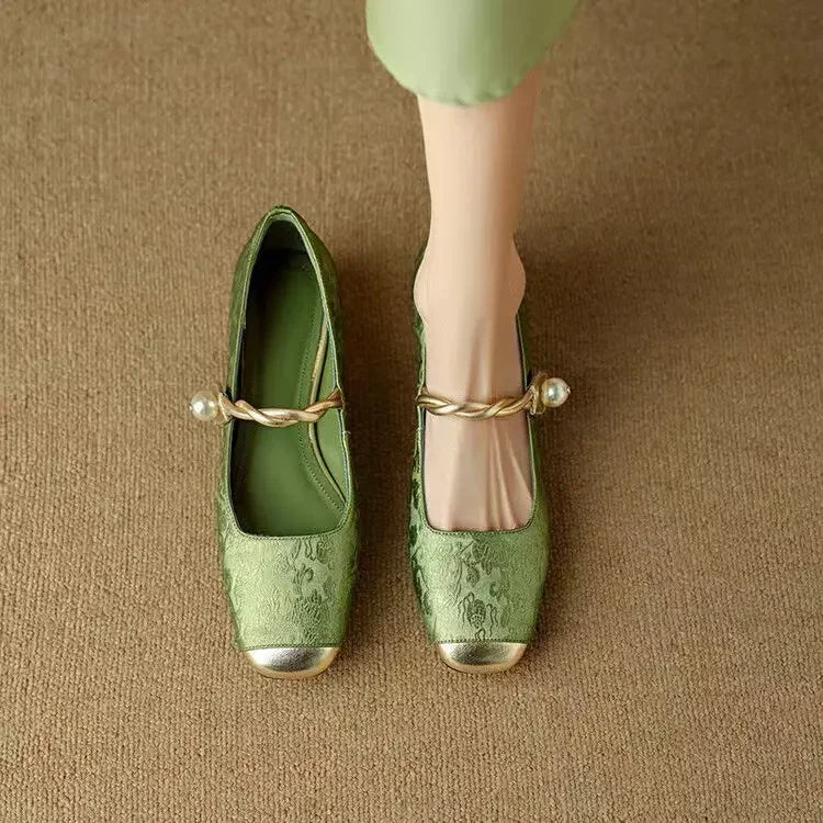 MARENNA | ELEGANTE FLACHE SCHUHE IM VINTAGE-LOOK