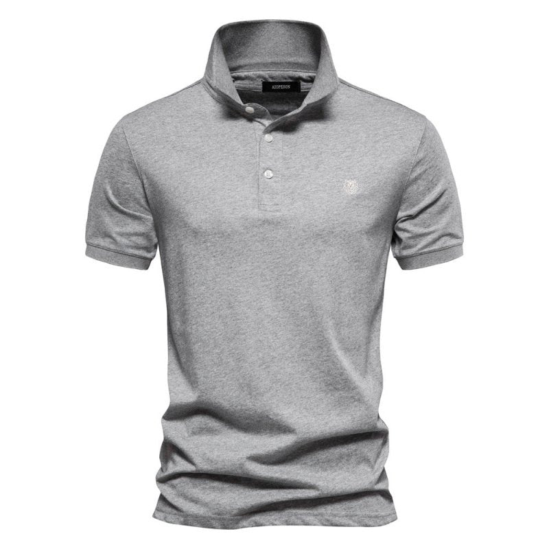 James | Zeitloses, schmal geschnittenes Herren-Poloshirt