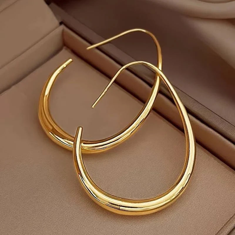 Vintage Gold Hoop Ohrringe