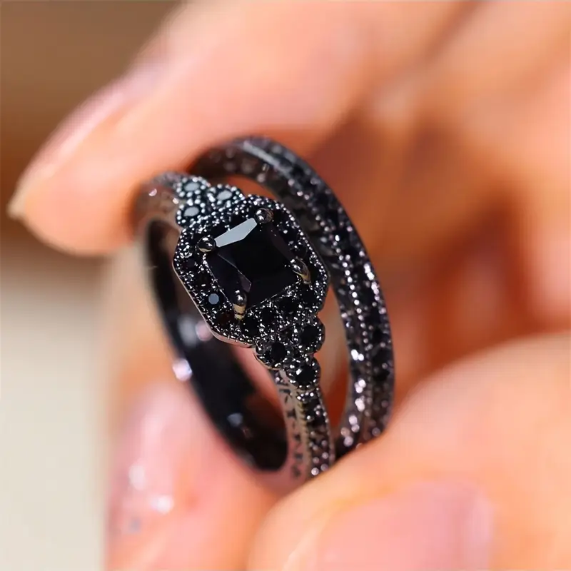 Vintage Schwarz Ring
