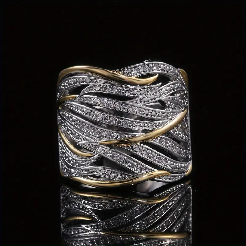 Ring aus Gold & Silber