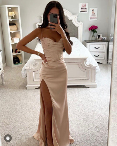 Tifanny - Abendkleid aus Satin für glamouröse Abende