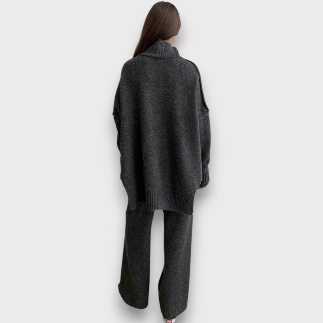 Gevanna – Zweiteiliges Strickset mit Rollkragen