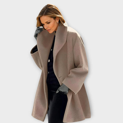 Elodie – Luxus Aus Wolle Windjacke Mantel