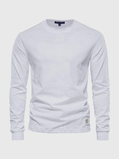 Pullover Herren Langarmshirt Rundhals | Basic Style
