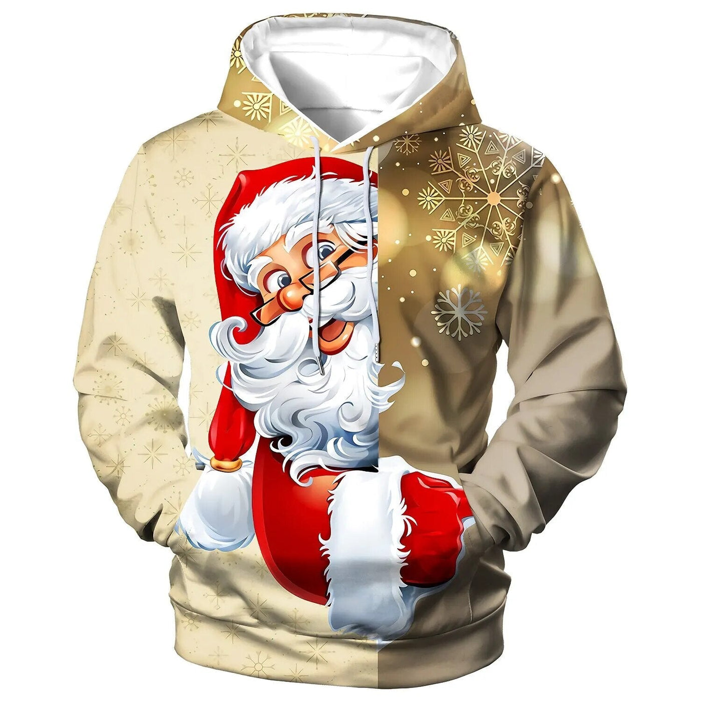 Weihnachtspullover mit Kapuze für Männer