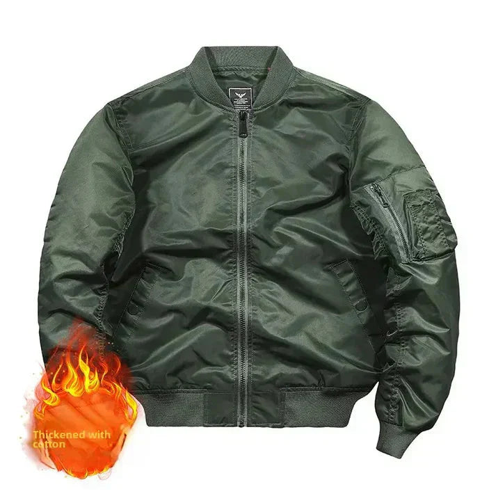 Klassische Piloten-Bomberjacke für stilbewusste Frauen