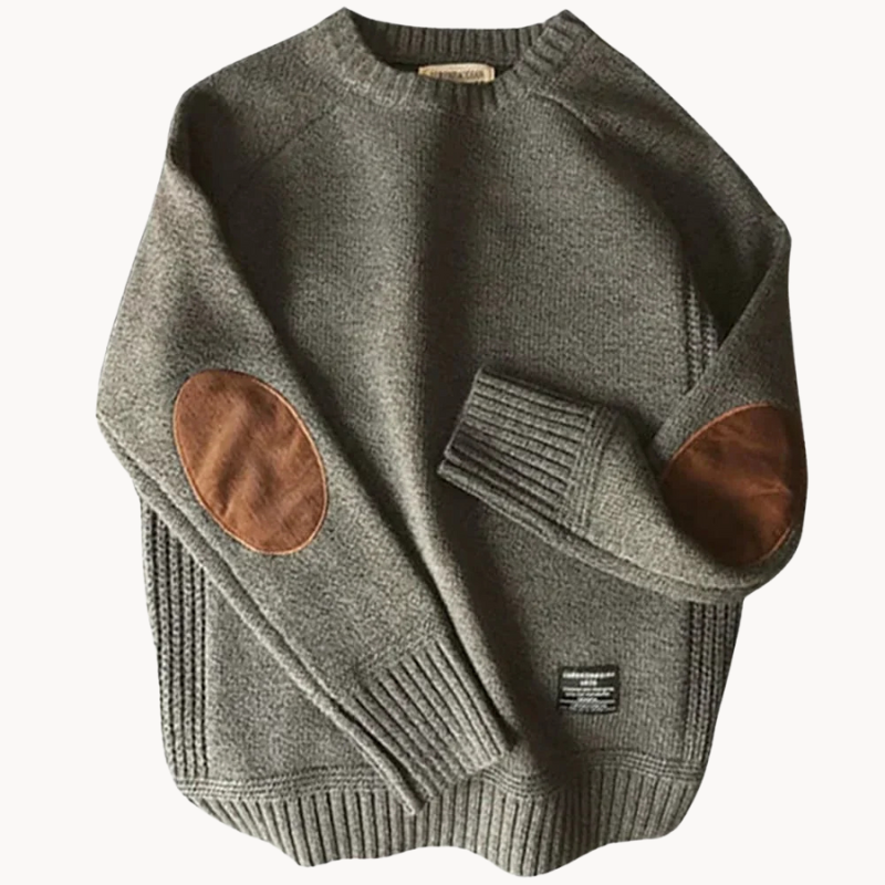Klassischer, warmer Herrenpullover für alpine Abenteuer