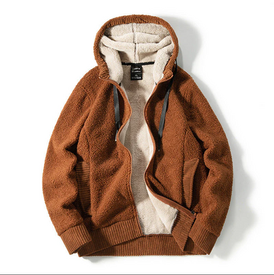 Kuscheliger Herren-Hoodie mit Reißverschluss für kalte Tage