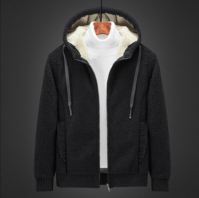 Kuscheliger Herren-Hoodie mit Reißverschluss für kalte Tage