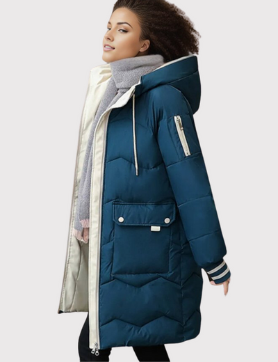 Kuscheliger Winterparka mit Kapuze – Stilvolle Wärme für kalte Tage