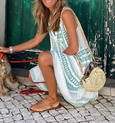 Blisse – Luftiges Midikleid im Boho-Chic-Stil