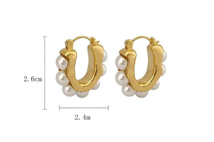 Zara | ELEGANTE PERLENOHREN