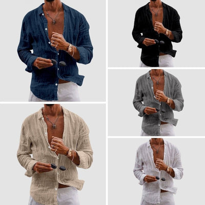 RICHI - LEINENHEMD IM LÄSSIGEN STIL