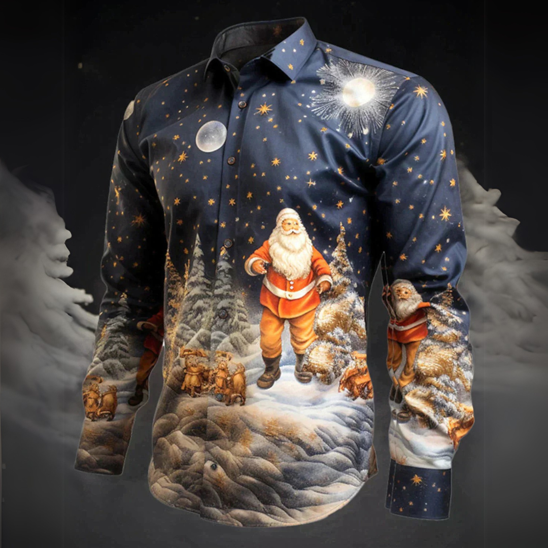 Stylisches Weihnachtshemd für Herren