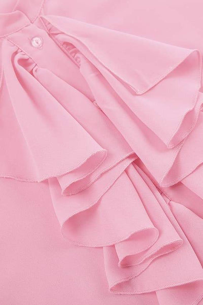 Heidi-Mode | Semitransparente Bluse mit Rüschen