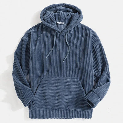 Moderne Cord-Kapuzenjacke für Herren im trendigen Stil