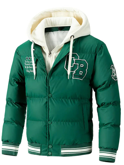 Moderne Herrenjacke mit Kapuze für lässige Outfits