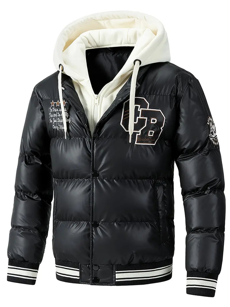 Moderne Herrenjacke mit Kapuze für lässige Outfits