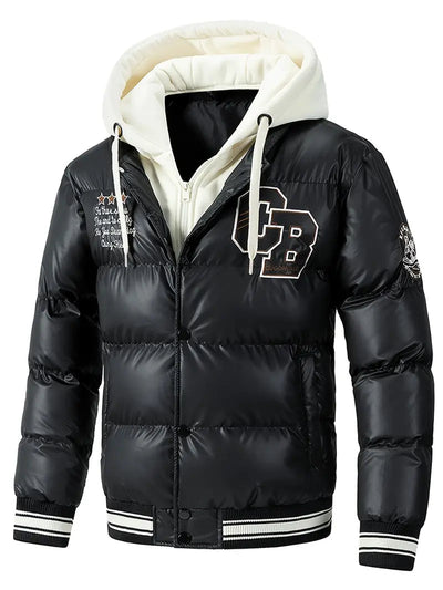 Moderne Herrenjacke mit Kapuze für lässige Outfits