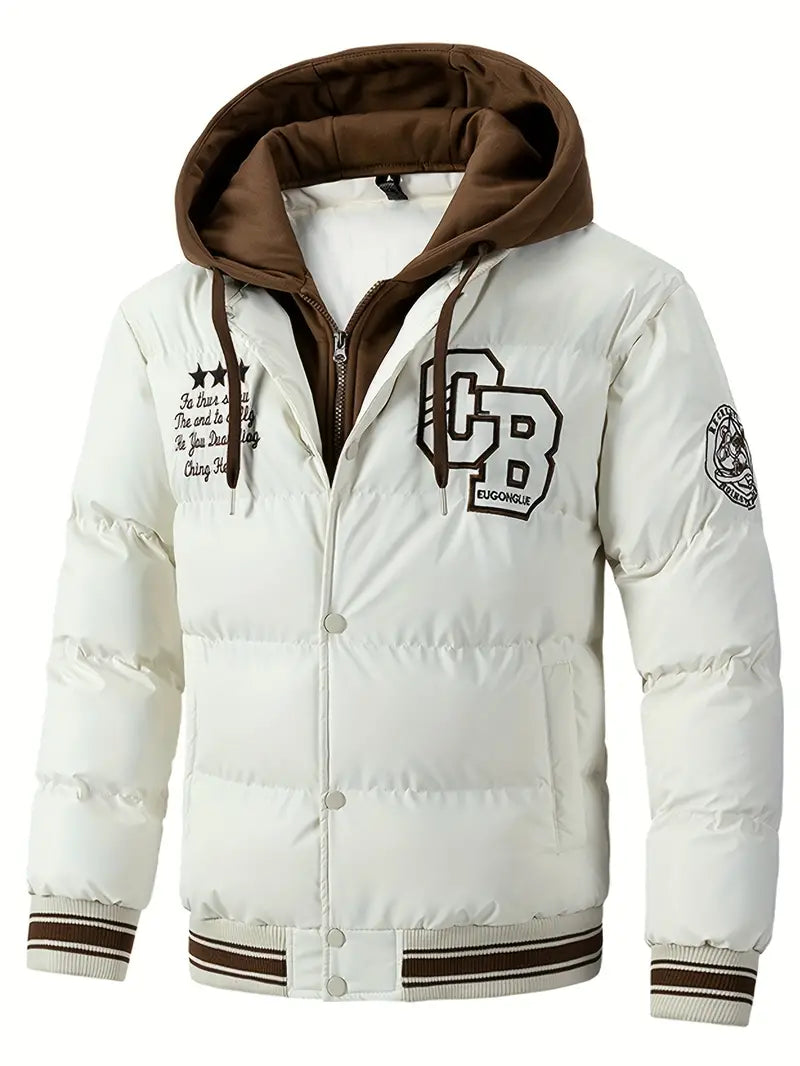 Moderne Herrenjacke mit Kapuze für lässige Outfits