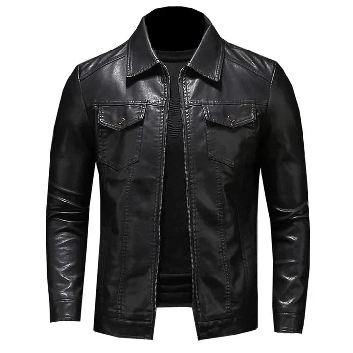 Moderne Lederjacke für Herren – Stilvoll und Bequem