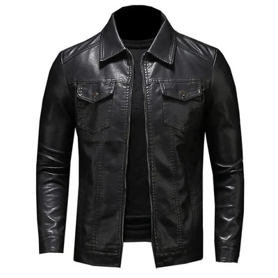 Moderne Lederjacke für Herren – Stilvoll und Bequem