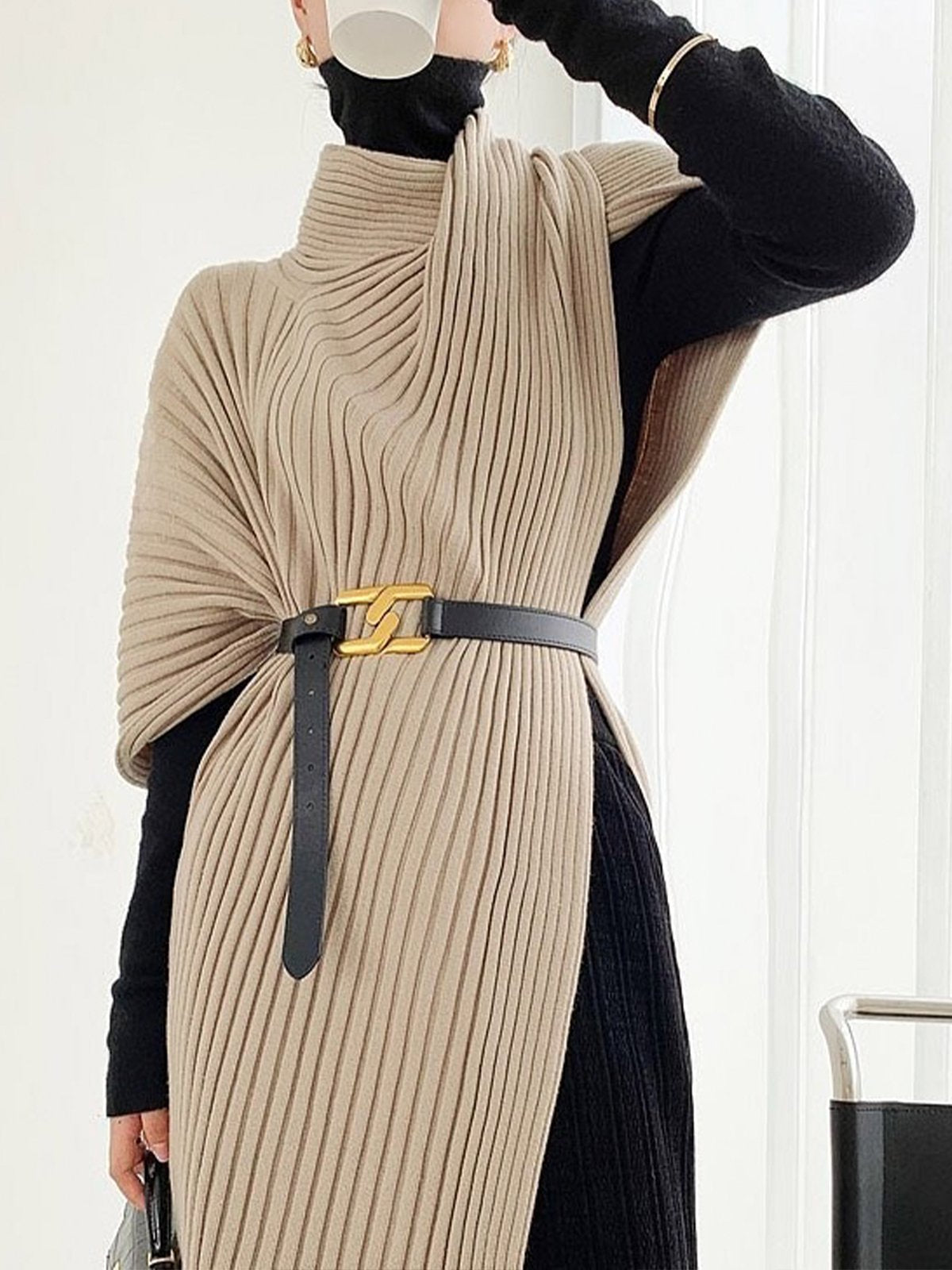 Modischer Asymmetrischer Pullover für Urbanen Lifestyle