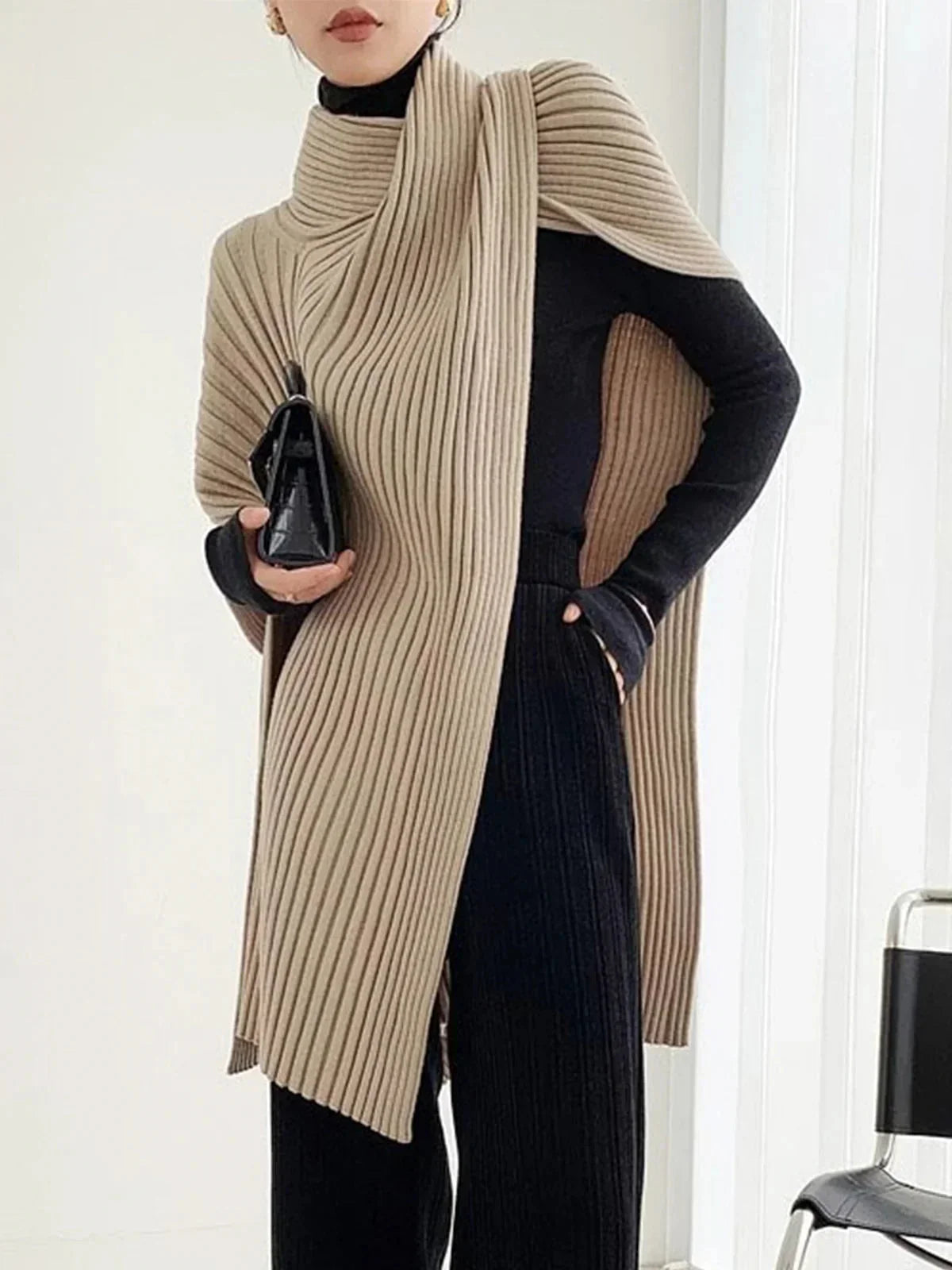 Modischer Asymmetrischer Pullover für Urbanen Lifestyle