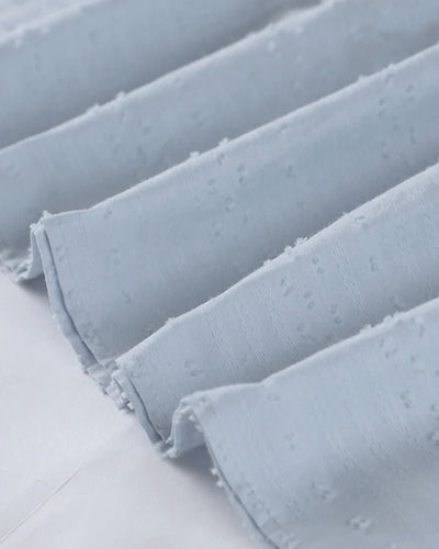 Chloé – Leichtes Strandkleid mit V-Ausschnitt und 3/4-Ärmeln