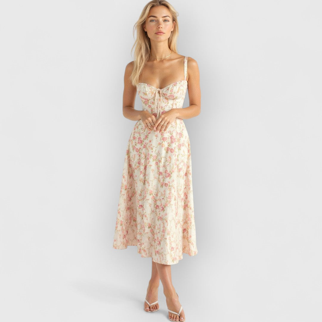 Mae | Elegantes Velourskorsett