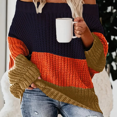 Karyll | Müheloser Stil Chic Komfort Schulterfreier Strickpullover
