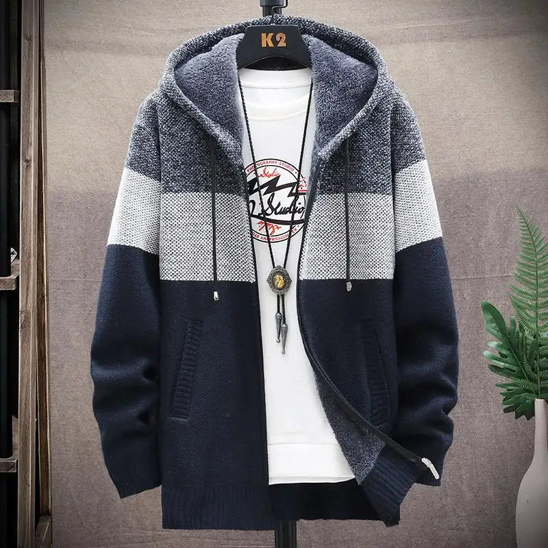 Schlichte Strickjacke für Herren