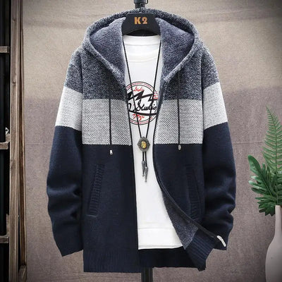 Schlichte Strickjacke für Herren