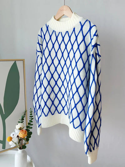 Elsa | Karierter Pullover für gemütliche Winterabende