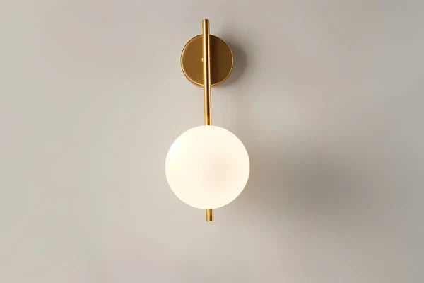 Moderne Kugel Wandleuchte – Elegante LED Wandlampe im Gold Design