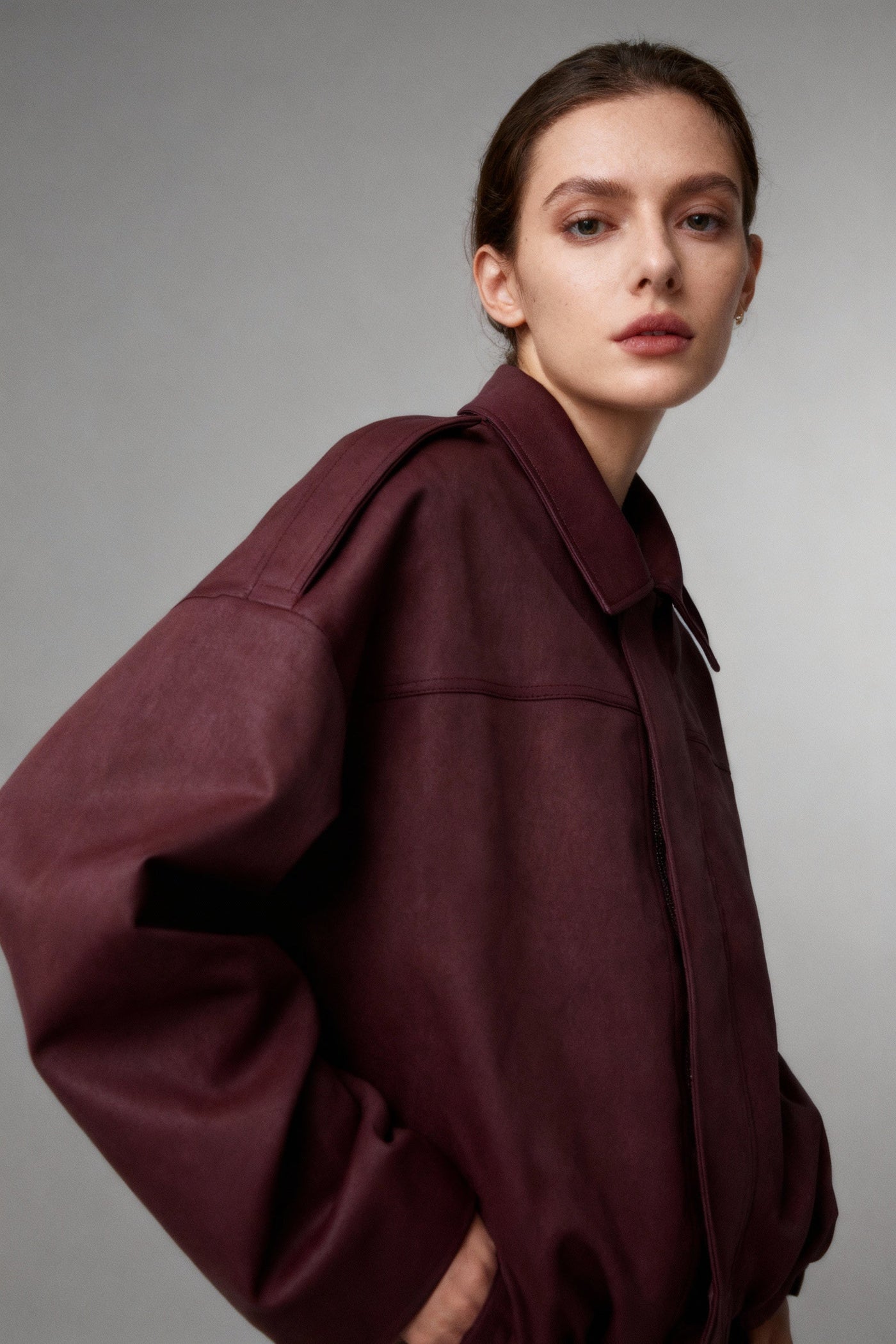 NOIR | SUEDE BOMBERJACKE