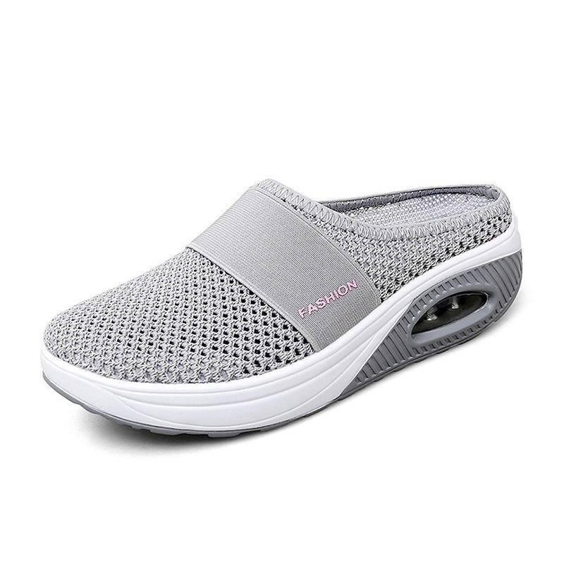 Mesh-Slip-On-Clog-Stil Turnschuhe für Damen