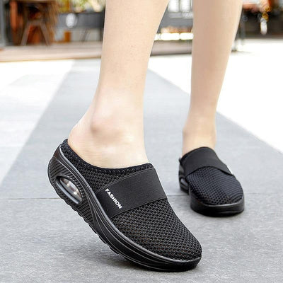 Mesh-Slip-On-Clog-Stil Turnschuhe für Damen